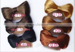 2013hot style synthetic chignon hair wig accessory with clip