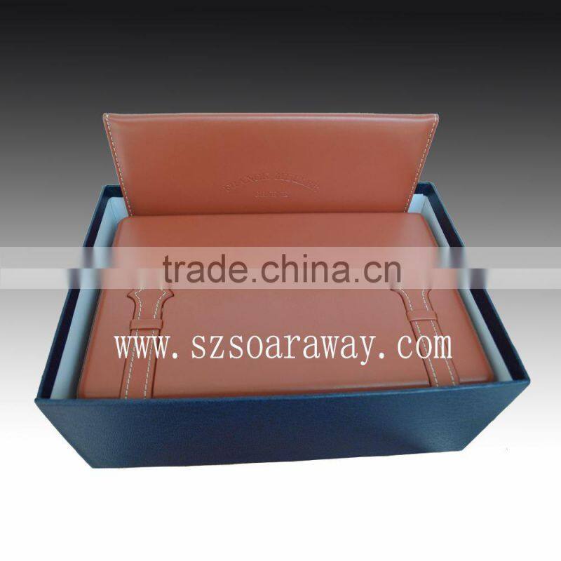 personalized luxury single watch box with Leather finishing Custom logo leatherette watch boxes