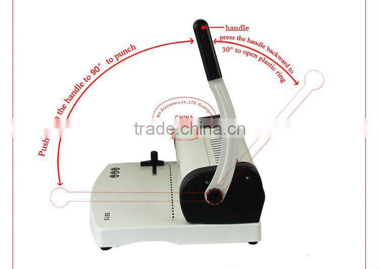 Spiral book binding machine