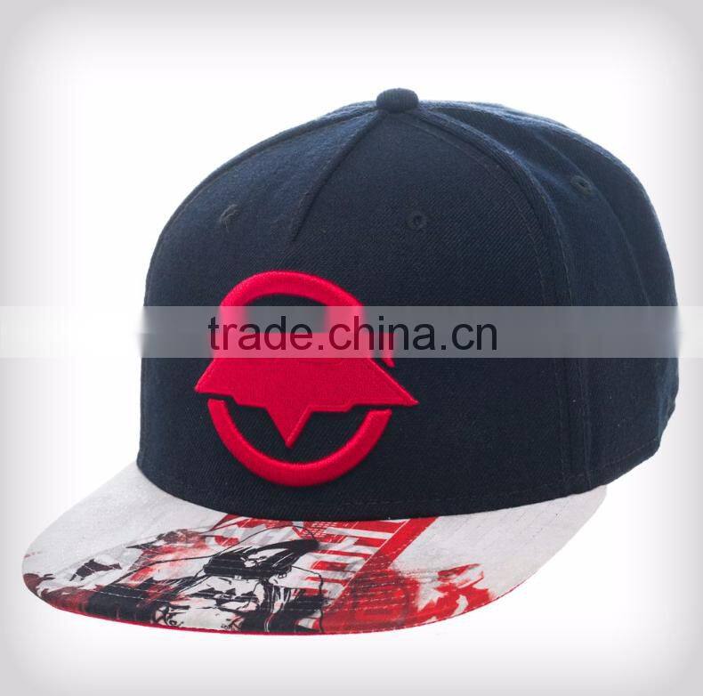 New style good quality 3d embroidery fedora snapback hats
