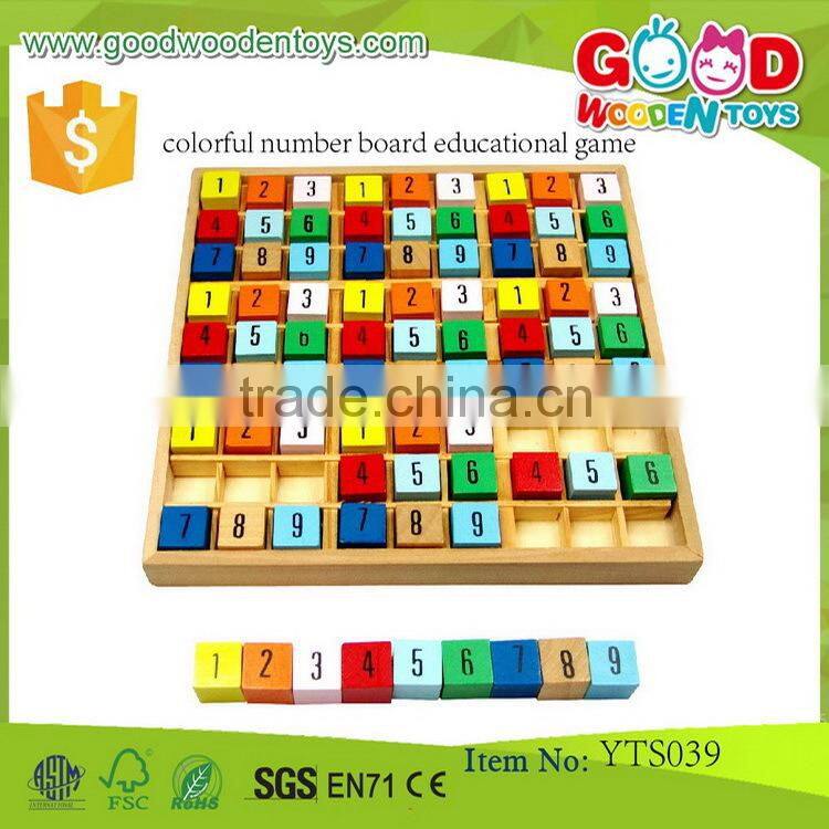 Preschool Educational Math Learning Toy Colorful Number Board Educational Games