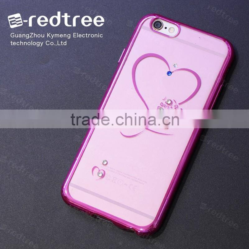 Electroplate High-end Customized Design Diamond Printing Case Cover for Iphone 6s 6plu 7