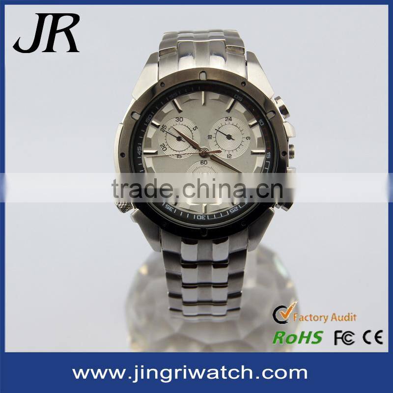 high quality siver automatic 10ATM water resistant curren brand wrist watch