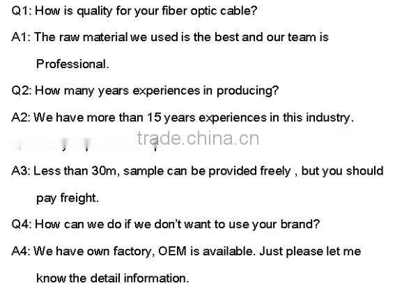 Outdoot self-support aerial loose tube ADSS fiber optic cable