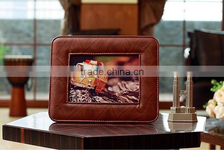 High Quality New Fantastic Beautiful Design Leather Promotion Picture Frame