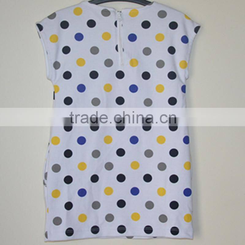 cartoon mickey vest for baby girls in summer baby girl no-sleeved T-shirt