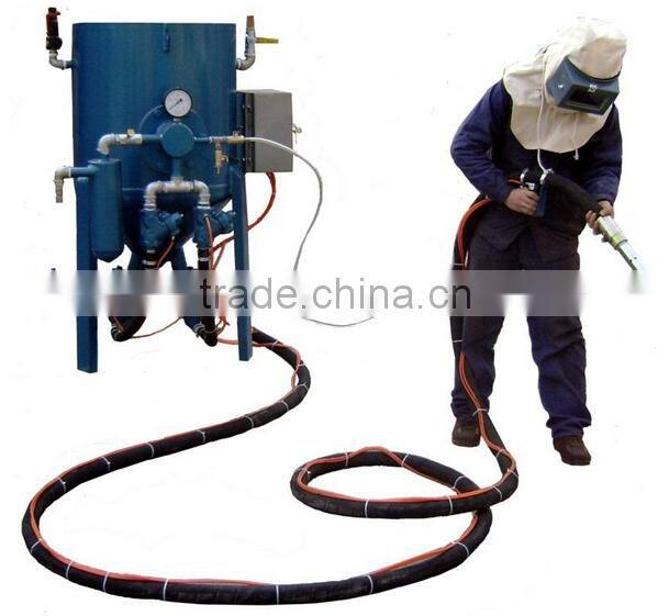 portable pressure pot sandblaster