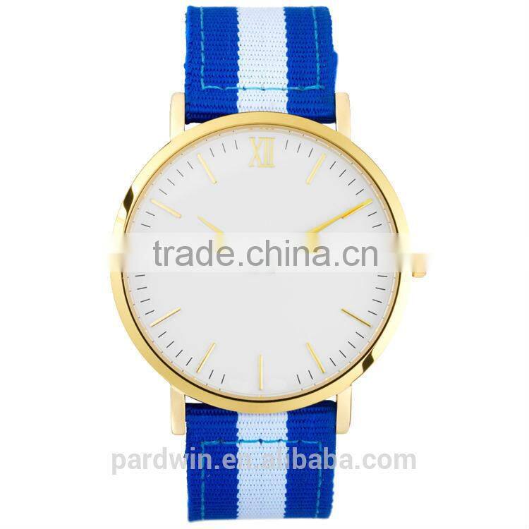 Glove leather strap polished gold 316l stainless steel bezel and buckle 50 meters water resistant the ultimate fashion watch