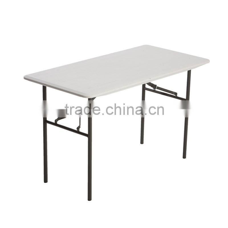 4 ft Rectangle Plastic Outdoor Folding Pool Tables,Swimming Pool Plastic Table,HY-Z123