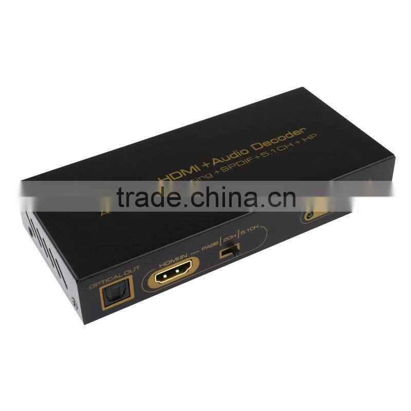 HDMI TO HDMI + Audio Decoder 5.1/7.1/ hdmi manufacture