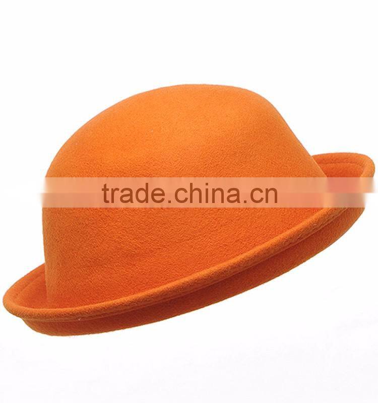 Family Wool Felt Bowler Hat Wholesale Hats For Women