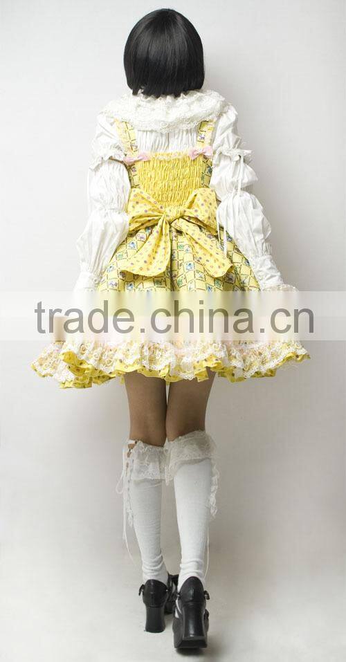 China supplier unique design decadent gothic rock wear clothing Q-108