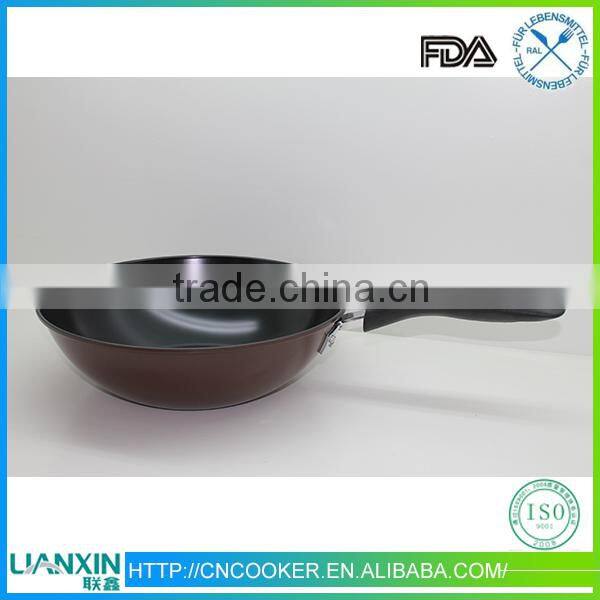 High Quality Cheap Custom , stainless steel induction wok pan