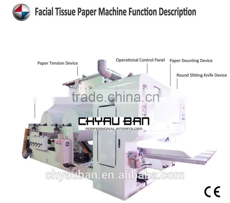 Automatic Carton Box Tissue Facial Paper Machinery Making