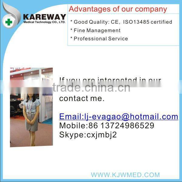 Hospital lightweight folding wheelchair for disabled