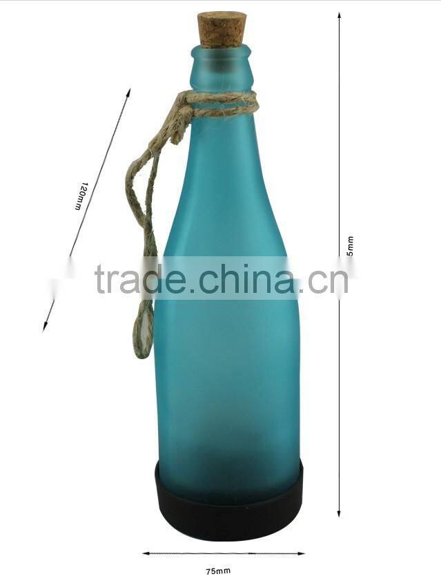 Solar bottle light