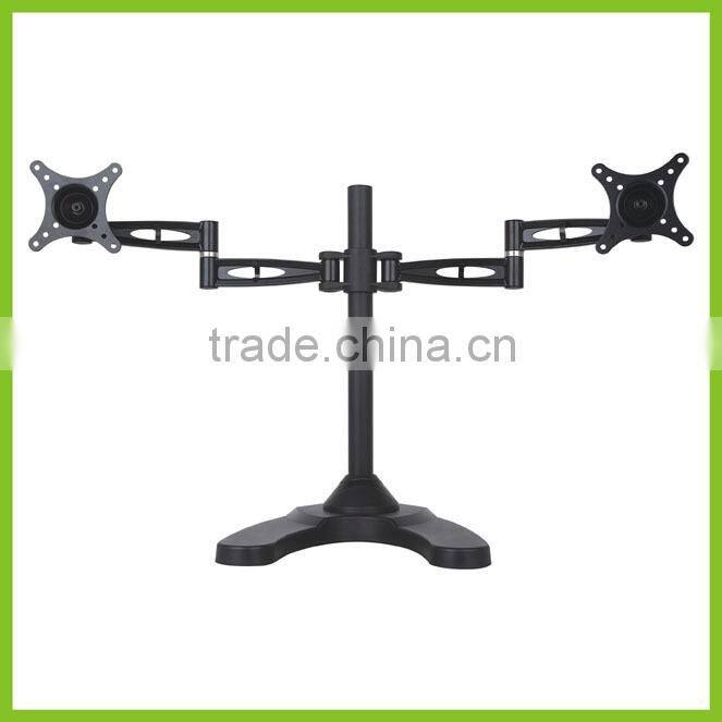LCD512D-STAND Free Standing Dual LED/LCD Screen Desktop Monitor Stand