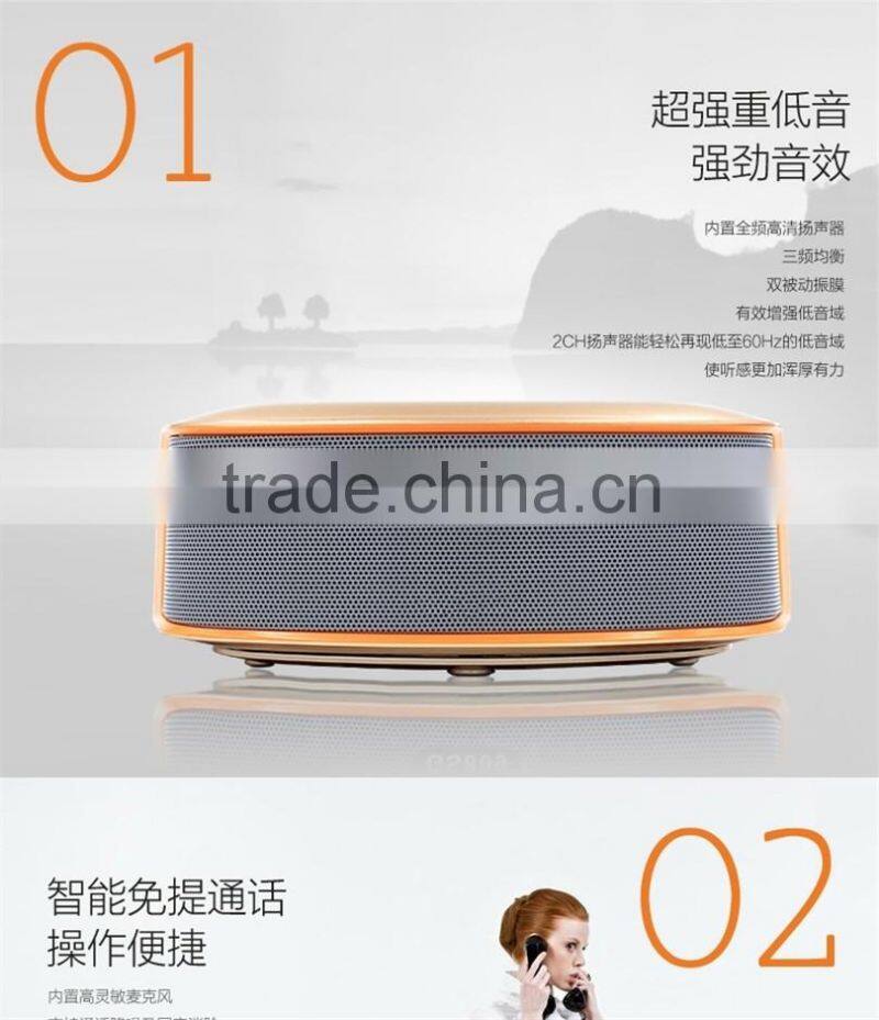 2016New GS-809 HIFI subwoofer Bluetooth speakers TF card Usb player Mini portable speaker 3D surround sound quality Factory OEM