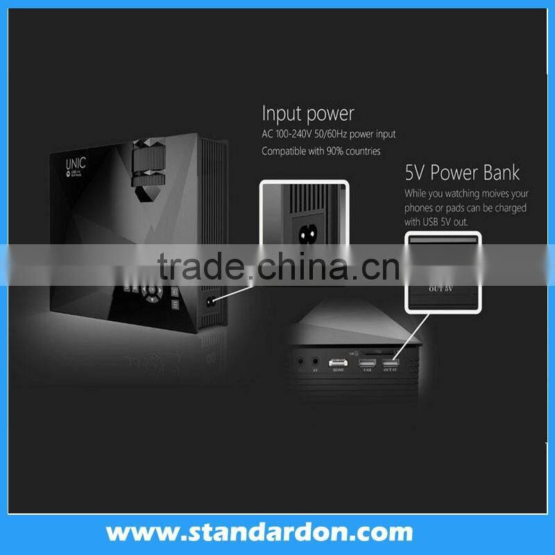 Multi-media Mini 800 Lumens Portable LED Projection Micro Home Theater