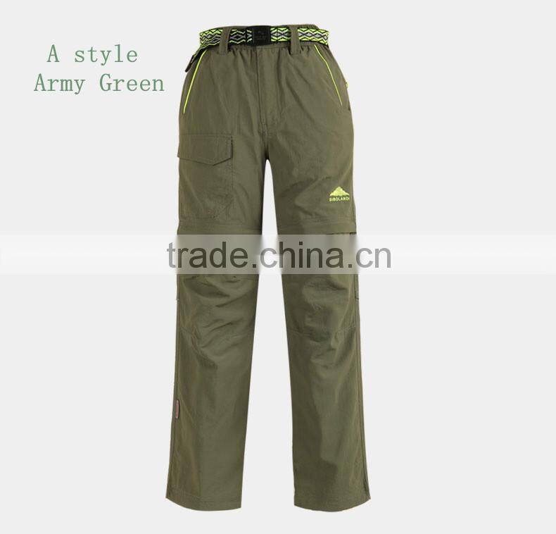 2015 New Style Comfortable Fashion Outwear Sports children quick-drying pants