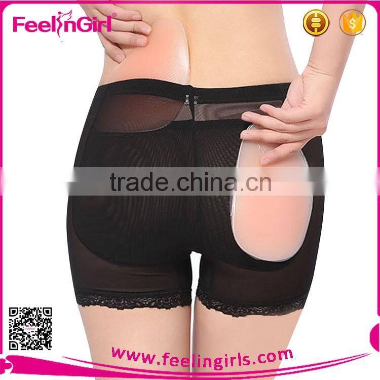 Black Seamless Butt Lifter Lift Shapers Padded Panty