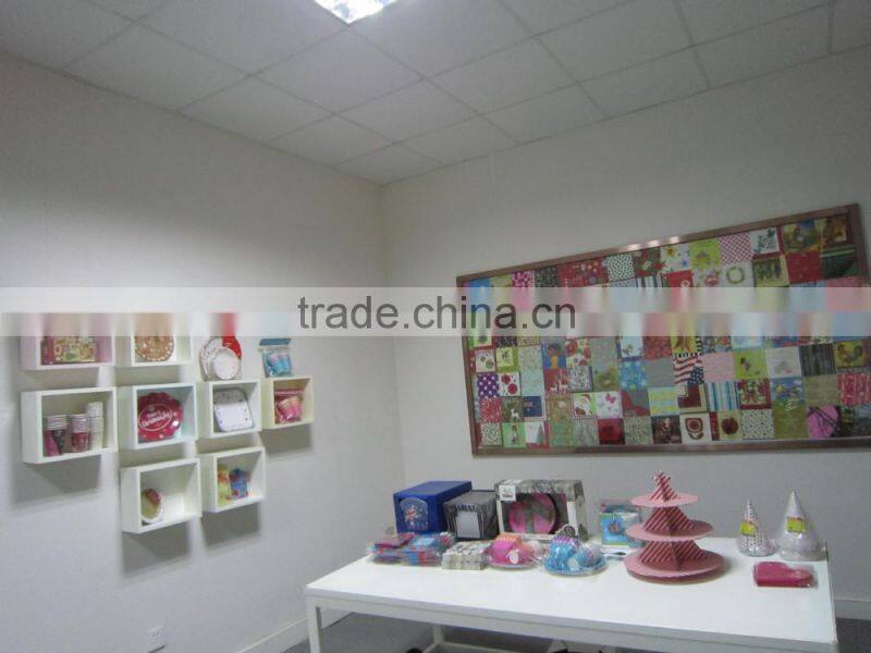 ningbo food grade printed christmas paper plates