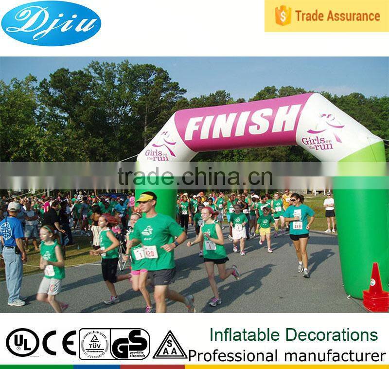 Inflatable race goal Arch marathon goal Archway blow up goal Archdoor sports event Finish
