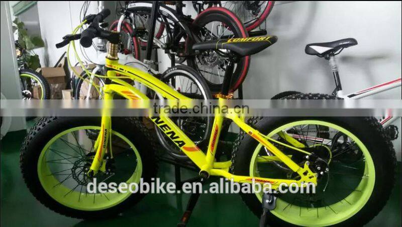 2016 strange frame 7 speed snow bicycle 26*4.0 fat tires bicycle