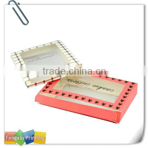Paperboard Packaging Box with Clear PVC Window
