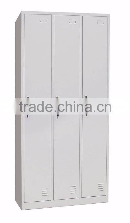 wardrobe locker with 3 doors school use