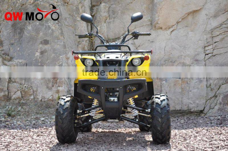 QWMOTO CE Yellow Hunter 200CC 250CC Adult Quad Bike Cheap Gas ATV 250cc