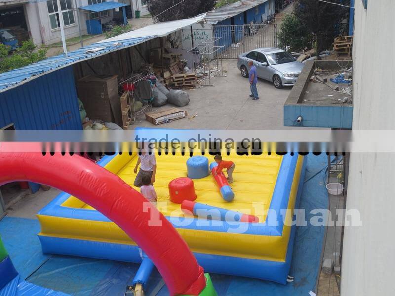 2015 big baller wipeout inflatables / inflatable red big baller games / big baller inflatable obstacle course