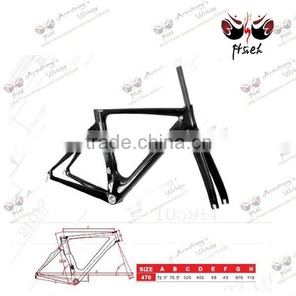 HOT SALE!3K/12K/UD BSA 700C racing road bike frame carbon road bike frame