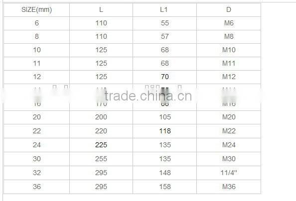 Hot dip galvanized turnbuckle / drop forged steel turnbuckle with hook and eye
