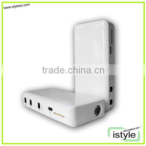 Emergency multifunction portable mini 12000mah power bank car jump starter, mini jump starter cable