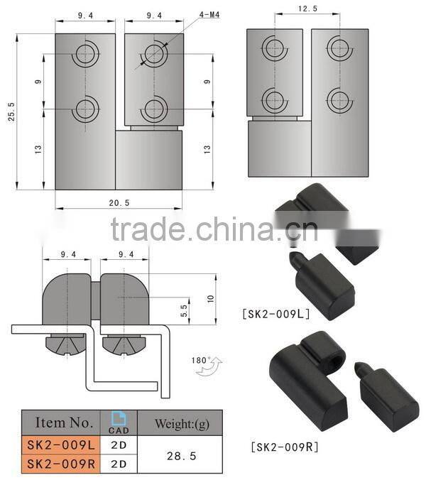 SK2-009 2015 fashion Lift-Off Offset Hinge removable hinge made in China