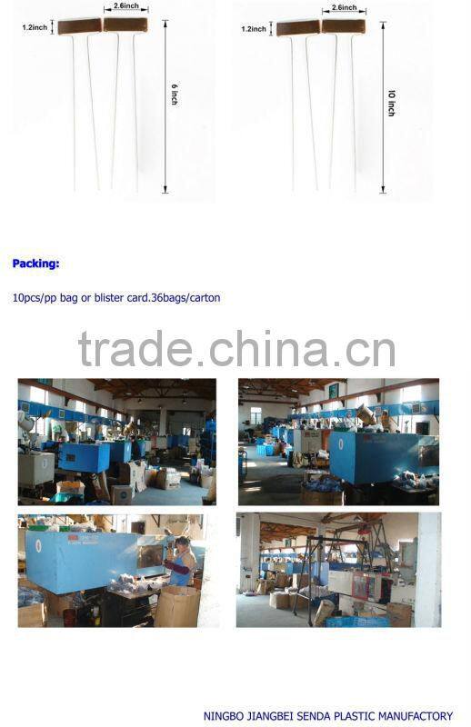 6 inch cooper plant markers,set of 10