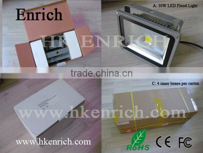 80LM/W 50w AC85V-265V 50 watt led flood light for Tunnel, Highway toll stations, gas stations