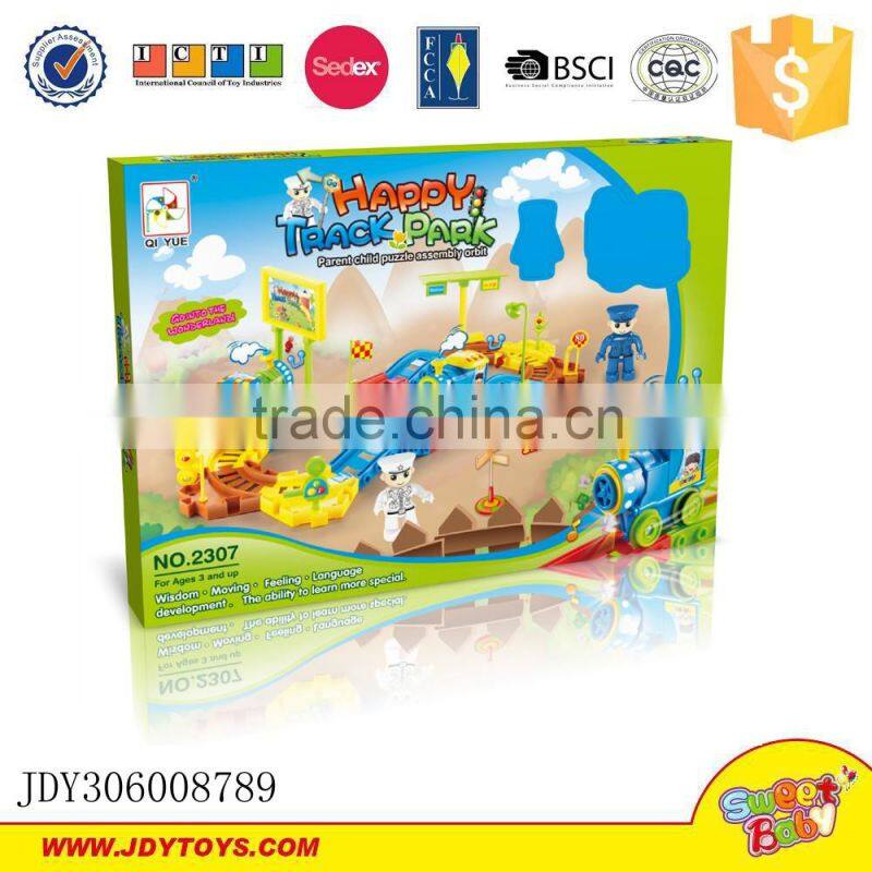 New products 2016 electronic railway train paradise for children with music