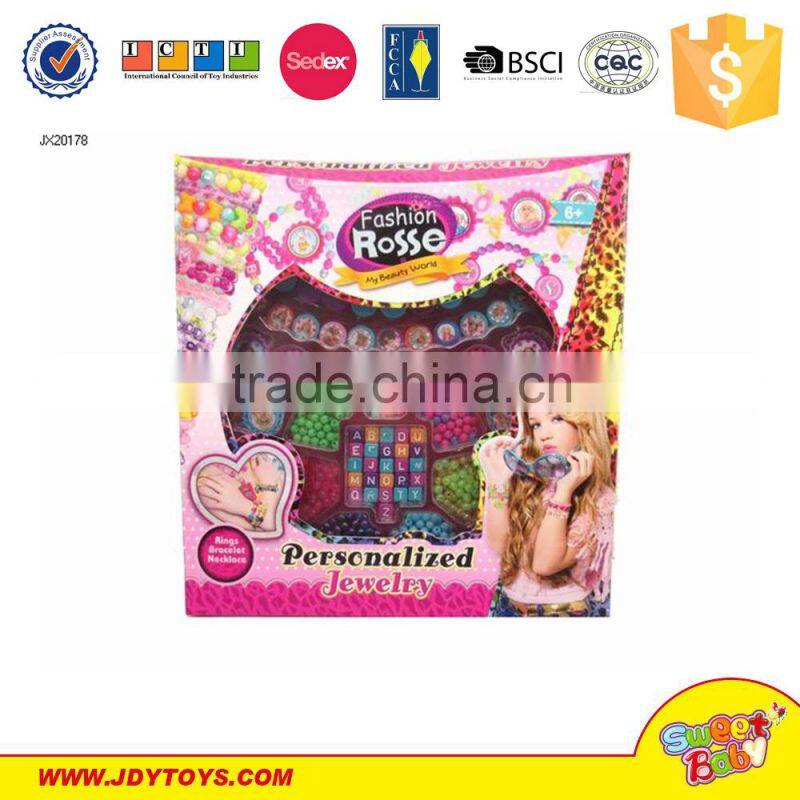 DIY sets Letter Beads,DIY Education plastic toy beads,DIY girls jewelry set