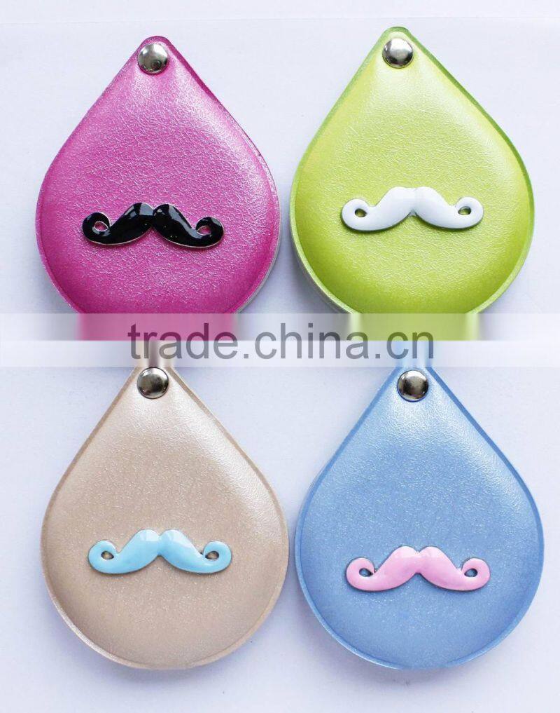 2015 new style pocket flexible cosmetic mirror with beard accessories,ME314-G