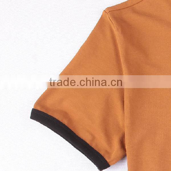 2014 Latest Style Premuim Cotton Manufactory Short Sleeve T shirts Free Sample (lyt010039)