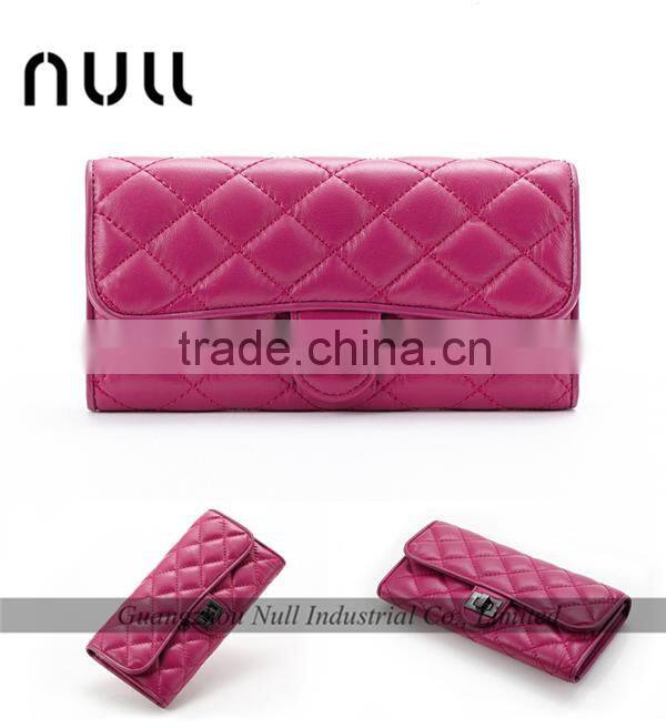 Popular fshion design pu travel leather purse