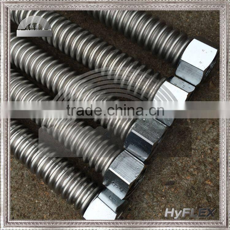 1" FIP X 3/4" FIP X 18" Corrugated Stainless Steel Flexible Water Heater Connector