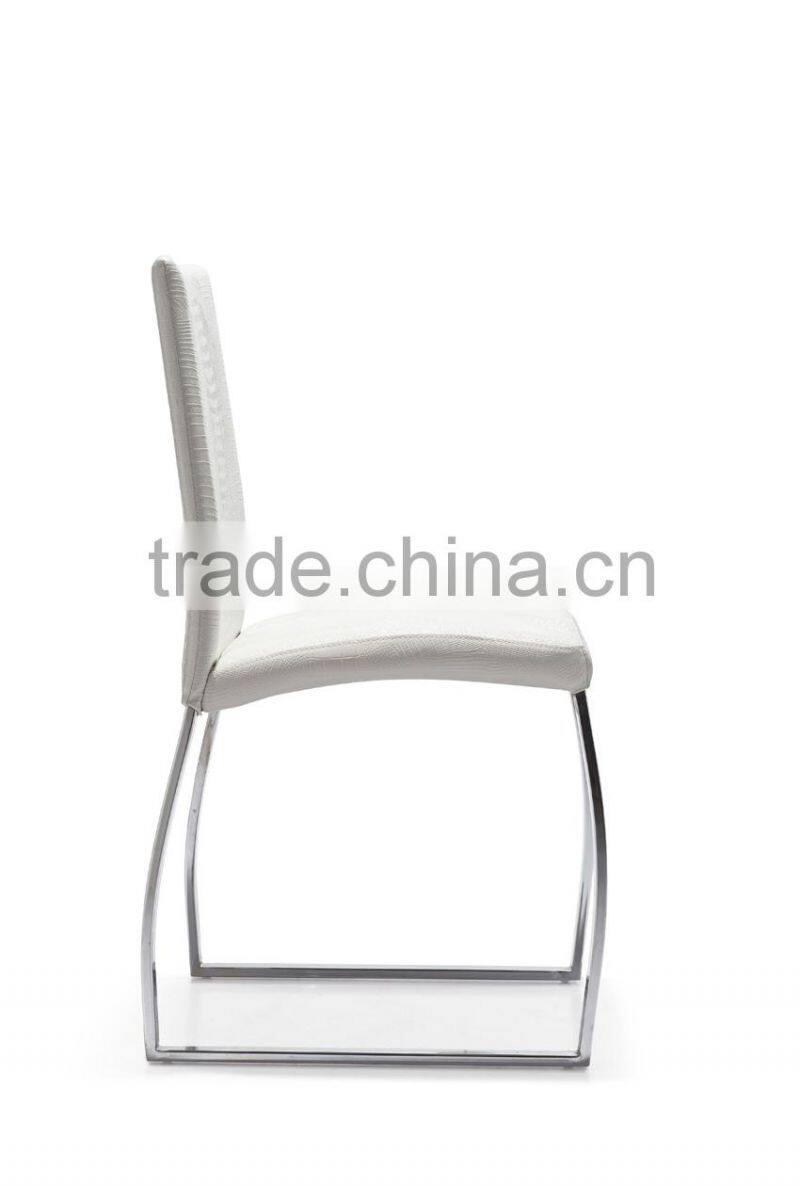 Z661 dining room furniture solid metal dining room chairs with soft foam cushion