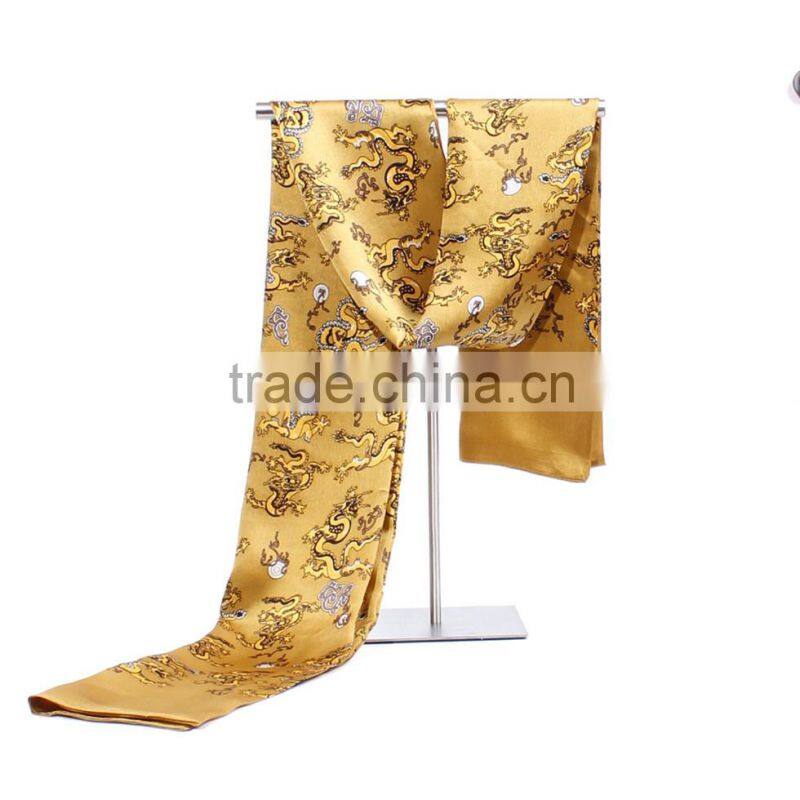 2015 Fashion Printing 100% Silk Scarf Wholesale Scarf