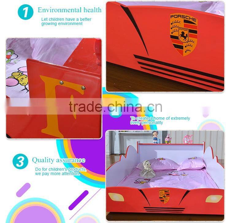 2015 Modern Design Race Car Bed Full Size Car Bed, police car bed, kids race car bed
