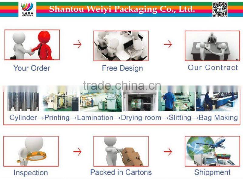 wholesale Aluminium Foil Paper Snack Food Packaging Bags