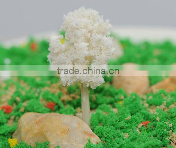 artificial 3D model mininature tree in arhictecture model