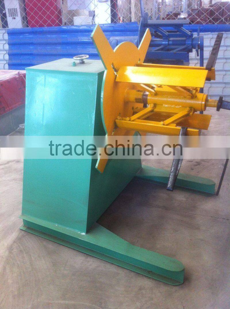 10 ton automatic hydraulic steel coil decoiler machine